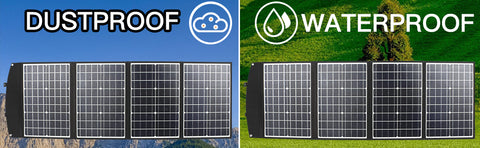 120W draagbare opvouwbare zonnepanelen voor kamperen, wandelen, tas, oplader
