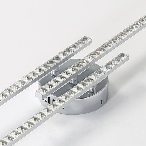 Moderne led-plafondlamp, inbouw led-plafondlamp met 3 lampen, moderne plafondlamp voor slaapkamer, woonkamer, eetkamer, keuken