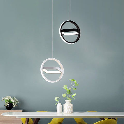 Moderne led-hanglampen voor woonkamer slaapkamer eetkamer keuken binnen ronde vierkante lamp hanglamp verlichtingsarmatuur