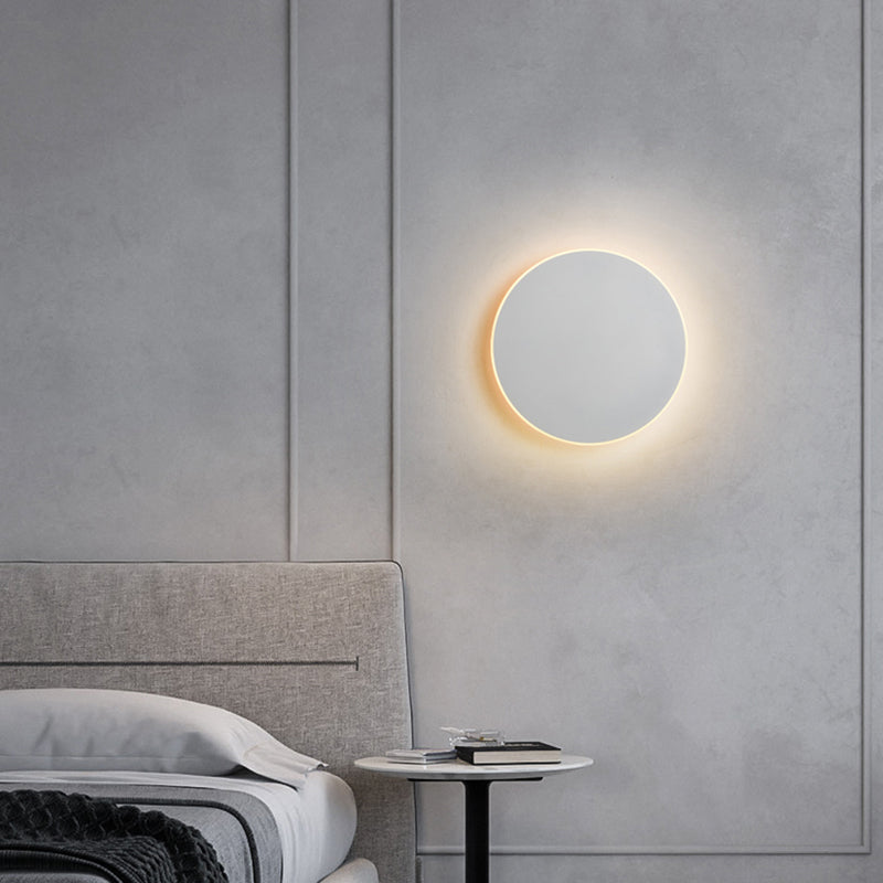 Applique murale LED interrupteur tactile éclairage intérieur pour chambre salon rond chevet escalier lumière décoration de la Blanc