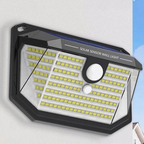 LED-wandlamp op zonne-energie [Energieklasse E]