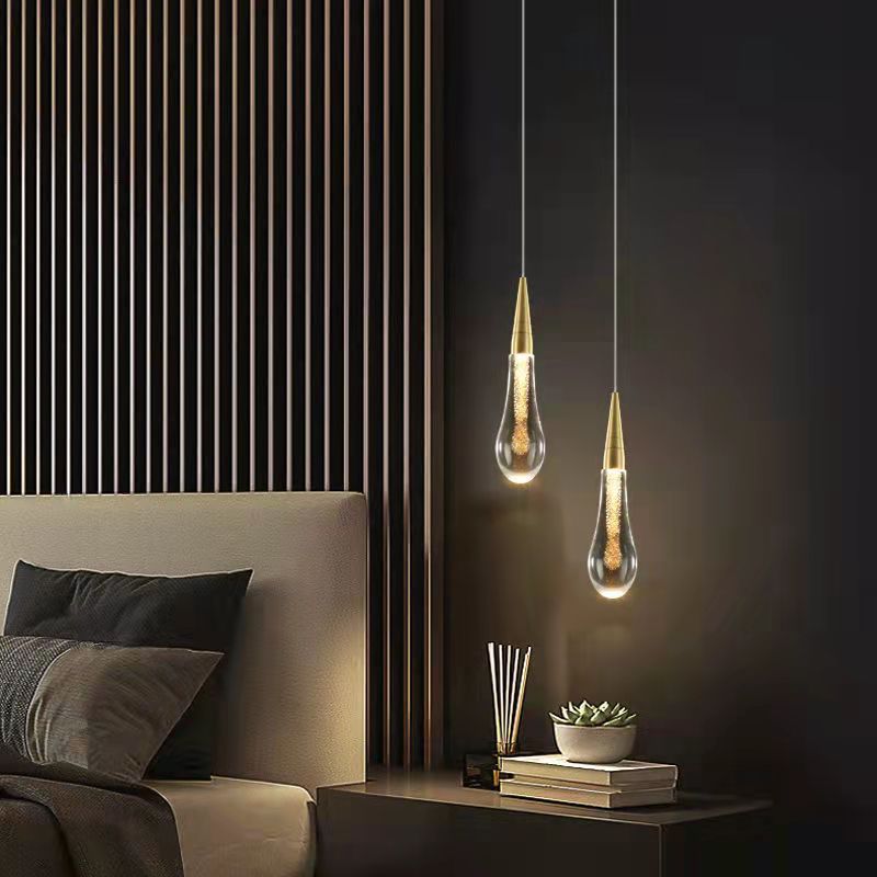 Plafonnier LED en cristal au design nordique moderne, éclairage d'intérieur, luminaire décoratif d'intérieur