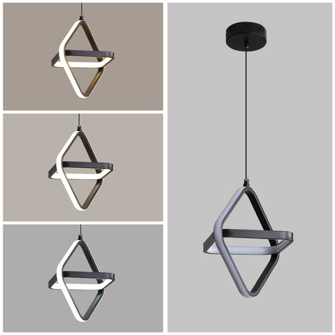 Moderne LED eenpersoonsbed hanglamp 32W dimbaar voor slaapkamer en woonkamer