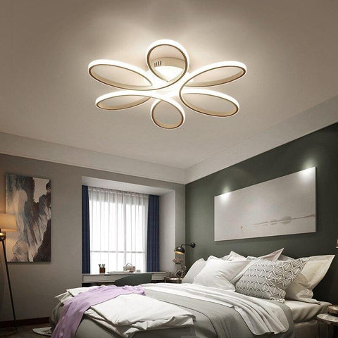LED-plafondlamp Modern design Creatieve bloemvorm Plafondlamp voor woonkamer Slaapkamer Eetkamer Kantoor Warm wit licht 3000K