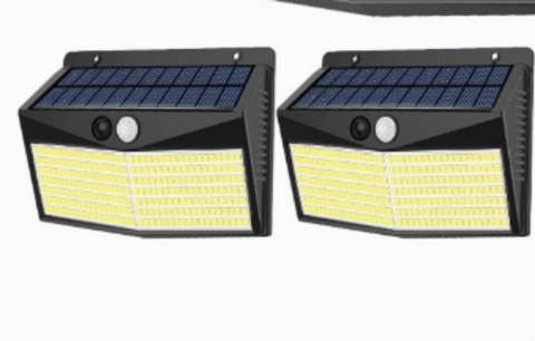 Goeco buitenlampen op zonne-energie (set van 2) [Energieklasse A+]